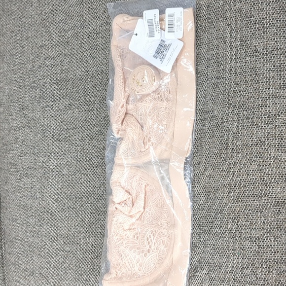 Lively The Lace Strapless bra size 38DD toaated almond NWT - Picture 5 of 7